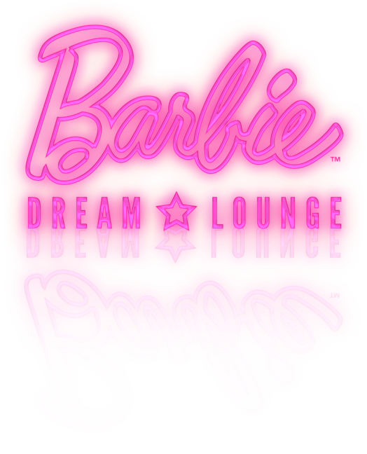 logo barbie pink shadow